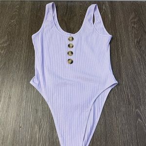 Lavender body suit